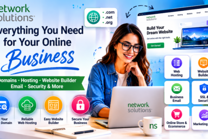 Network Solutions website hosting domain and business tools guide for small businesses