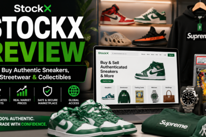 StockX review featuring authentic sneakers, streetwear, collectibles, trading cards, and luxury accessories marketplace